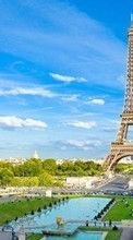 Télécharger une image Tour Eiffel,Paysage,Villes,Sky,L'architecture,Paris pour le portable gratuitement.