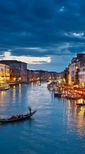 Télécharger une image Paysage,Villes,Bateaux,Venise pour le portable gratuitement.