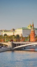 Télécharger une image Paysage,Villes,Rivières,Moscou pour le portable gratuitement.
