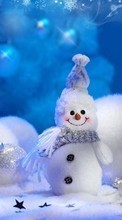 Télécharger une image Jouets,Bonhommes de neige,Nouvelle Année,Fêtes pour le portable gratuitement.