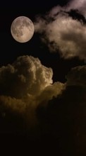 Télécharger une image Paysage,Sky,Nuit,Lune pour le portable gratuitement.