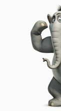 Télécharger une image Dessin animé,Elephants pour le portable gratuitement.