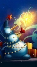 Télécharger une image 1080x1920 Fêtes,Nouvelle Année,Noël,Dessins pour le portable gratuitement.