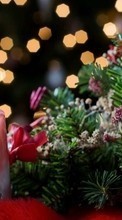 Télécharger une image Nouvelle Année,Fêtes,Bougies pour le portable gratuitement.