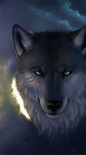 Télécharger une image 800x480 Animaux,Loups,Dessins pour le portable gratuitement.