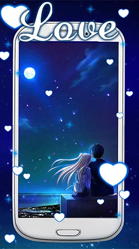 Amour bleu  - télécharger gratuit un fond d'écran animé Gens pour le portable.