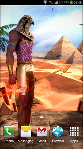 Egypte 3D  - télécharger gratuit un fond d'écran animé 3D pour le portable.