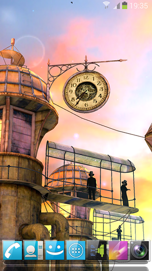 Télécharger gratuitement le fond d'écran animé Le voyage Steampunk sur les portables et les tablettes Android.