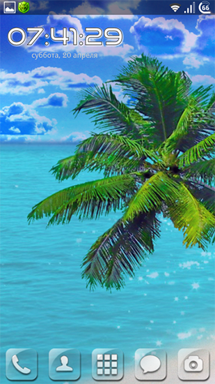 Télécharger gratuitement le fond d'écran animé La plage sur les portables et les tablettes Android.