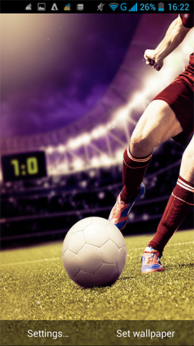 Télécharger Football  , fond d'écran animé gratuit pour Android sur le bureau. 