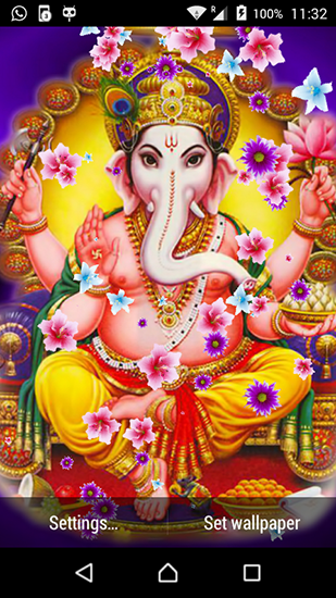 Lord Ganesha HD - télécharger gratuit un fond d'écran animé Gens pour le portable.