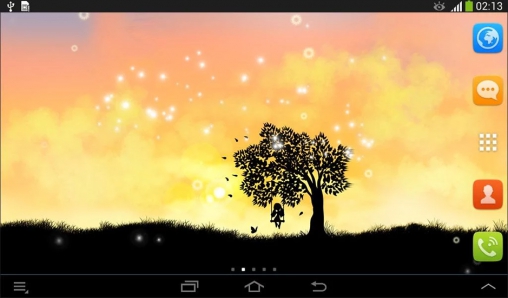 Contact magique  - télécharger gratuit un fond d'écran animé Paysage pour le portable.