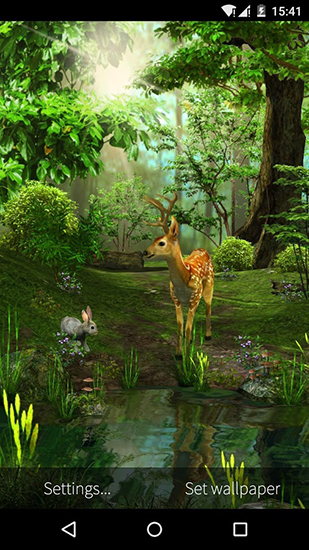 Nature 3D - télécharger gratuit un fond d'écran animé pour le portable.