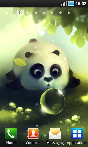 Le petit panda - télécharger gratuit un fond d'écran animé pour le portable.