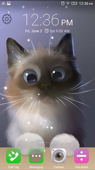 Peper le chaton  - télécharger gratuit un fond d'écran animé Vecteur pour le portable.