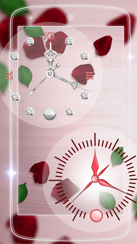 Télécharger Chrono de roses , fond d'écran animé gratuit pour Android sur le bureau. 