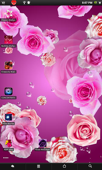 Roses 2  - télécharger gratuit un fond d'écran animé pour le portable.