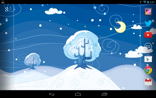 Télécharger gratuitement le fond d'écran animé Nuit sibérienne  sur les portables et les tablettes Android.
