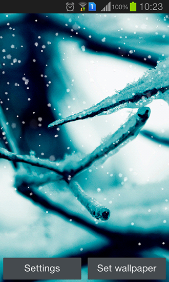 Chute de neige - télécharger gratuit un fond d'écran animé Paysage pour le portable.