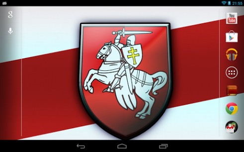 Télécharger gratuitement le fond d'écran animé Les armoiries Pahonie  sur les portables et les tablettes Android.