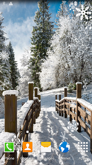 Télécharger gratuitement le fond d'écran animé Paysages d'hiver sur les portables et les tablettes Android.