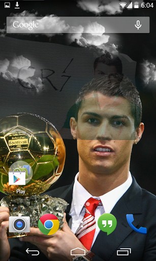 Télécharger 3D Cristiano Ronaldo, fond d'écran animé gratuit pour Android sur le bureau. 