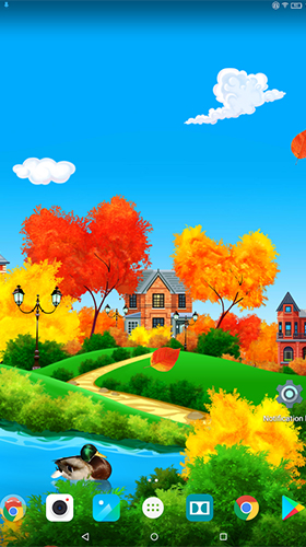 La capture d'écran Journée ensoleillée d'autumn  pour le portable et la tablette.
