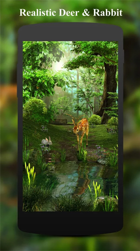 La capture d'écran Cerf et nature 3D  pour le portable et la tablette.
