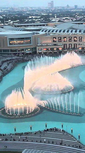 La capture d'écran Fontaine de Dubai  pour le portable et la tablette.