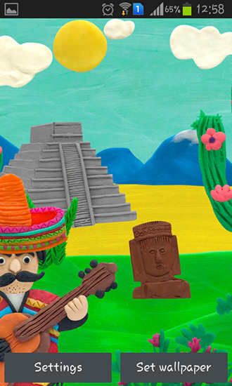 Télécharger Mexique, fond d'écran animé gratuit pour Android sur le bureau. 