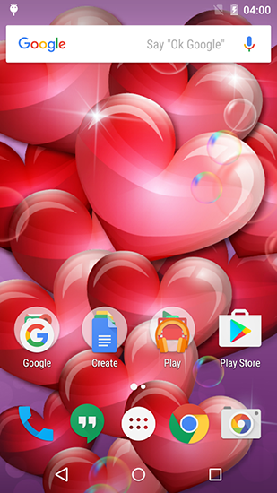 Télécharger Amour lilas et rose, fond d'écran animé gratuit pour Android sur le bureau. 