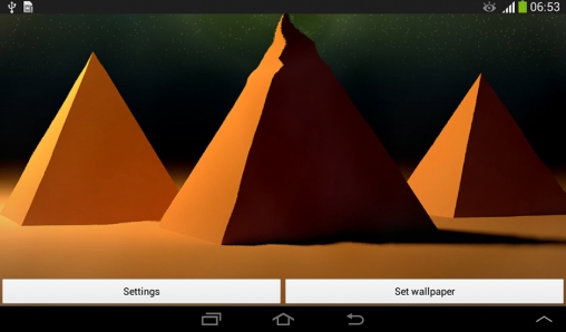 Télécharger Pyramides , fond d'écran animé gratuit pour Android sur le bureau. 