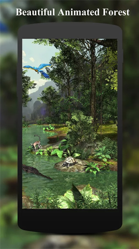 La capture d'écran Forêt tropique 3D  pour le portable et la tablette.
