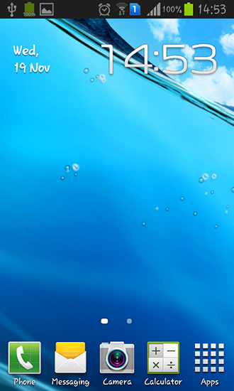 La capture d'écran Asus: Mon océan  pour le portable et la tablette.