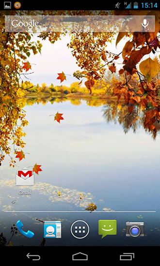 La capture d'écran Rivière d'automne HD pour le portable et la tablette.