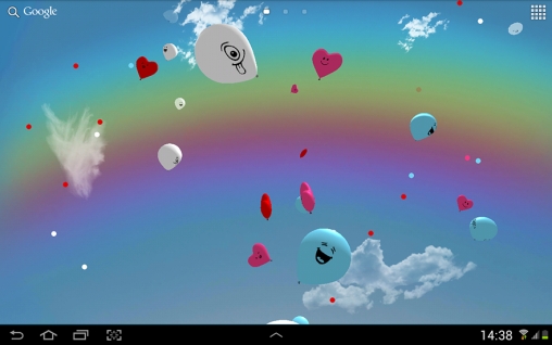 La capture d'écran Ballons 3D pour le portable et la tablette.
