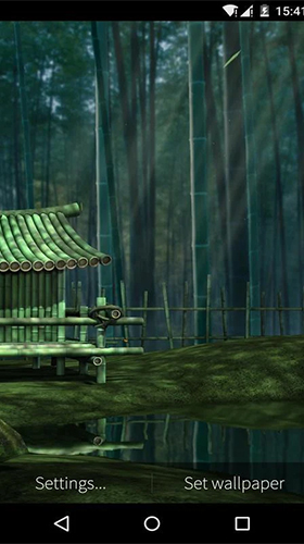Maison de bambou 3D 
