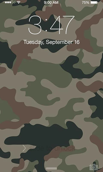 La capture d'écran Camouflage pour le portable et la tablette.