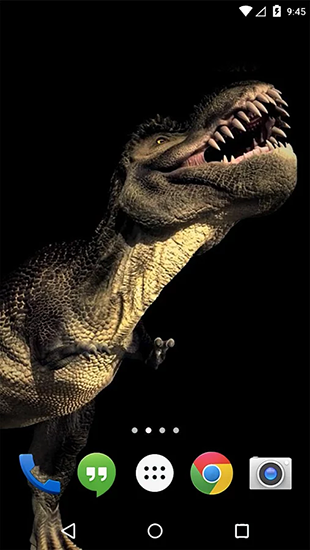 La capture d'écran Dino T-Rex 3D pour le portable et la tablette.
