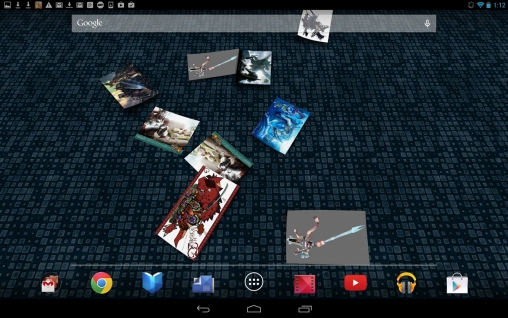 La capture d'écran Galerie 3D pour le portable et la tablette.