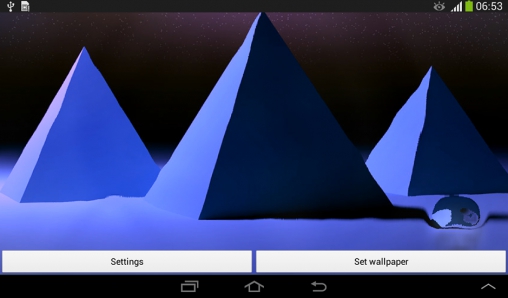 La capture d'écran Pyramides  pour le portable et la tablette.