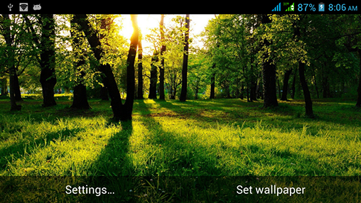 La capture d'écran Nature splendide  pour le portable et la tablette.