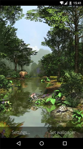 Forêt tropique 3D 