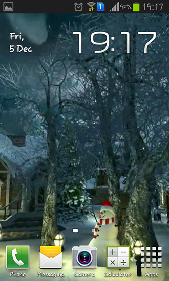 Village d'hiver 3D 