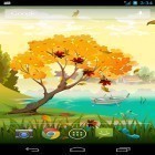 Outre le fond d'écran animé Amour d'un oiseau et d'un poisson   pour Android téléchargez l'apk gratuit de screensaver Automne  .