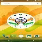 Outre le fond d'écran animé Chat de gel  pour Android téléchargez l'apk gratuit de screensaver Horloge d'Inde .
