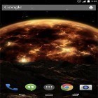 Outre le fond d'écran animé Loups   pour Android téléchargez l'apk gratuit de screensaver Pluie de météorites .