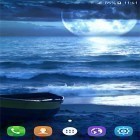 Outre le fond d'écran animé Tortue de mer  pour Android téléchargez l'apk gratuit de screensaver Océan à minuit .