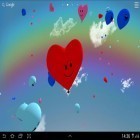 Outre le fond d'écran animé Dauphin bleu  pour Android téléchargez l'apk gratuit de screensaver Ballons 3D.
