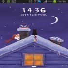 Outre le fond d'écran animé Egaliseur de musique  pour Android téléchargez l'apk gratuit de screensaver La veille de Noёl .